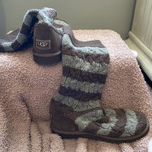 Tall knit UGG boots size 7